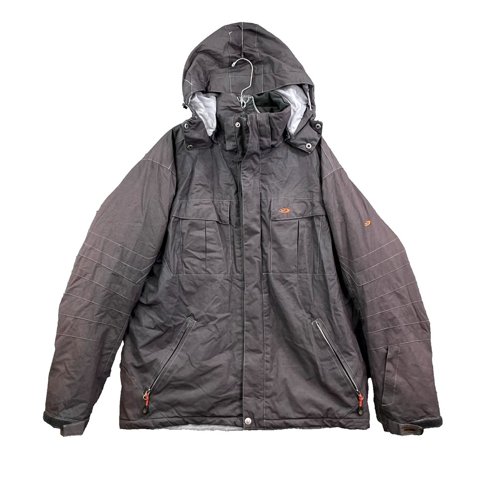 Five Aluminum Ski Jacket Mens Gray‎ XL Winter Outdoor Snowboard Gorpcore Hike